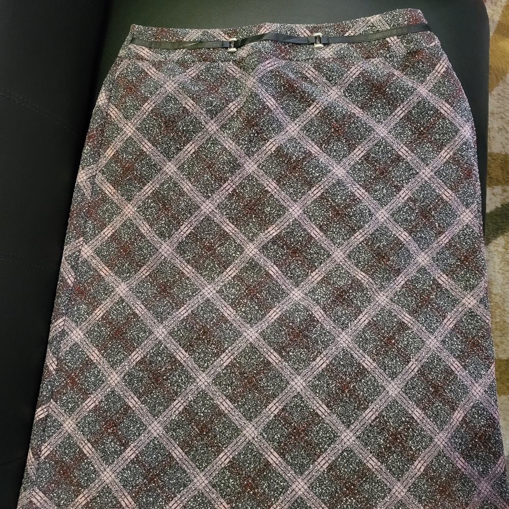SAG HARBOR SKIRT WITH PLAID PATTERN